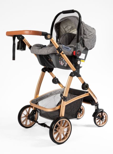 Coche Travel Elegance Gris-1