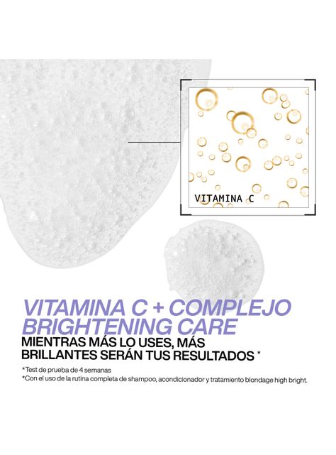 Pre-Tratamiento con vitamina C Iluminador de Cabello Rubio Blondage High Bright 250ml-2