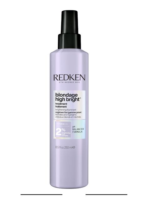 Pre-Tratamiento con vitamina C Iluminador de Cabello Rubio Blondage High Bright 250ml-0