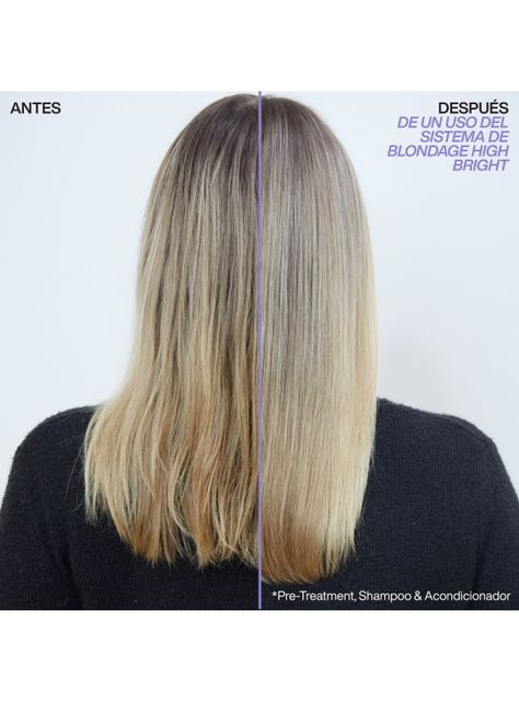 Pre-Tratamiento con vitamina C Iluminador de Cabello Rubio Blondage High Bright 250ml-3