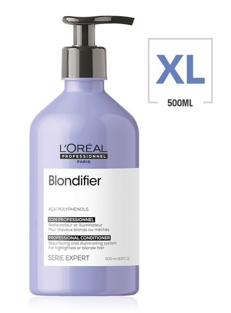 Set Cabello Rubio Blondifier Serie Expert Shampoo Gloss 500 ml+ Acondicionador 500 ml-2