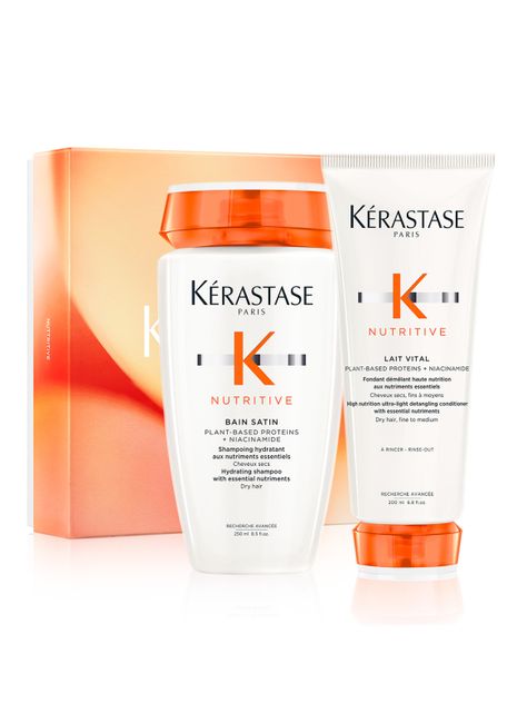 Set Cabello Seco Nutritive Shampoo 250ml + Acondicionador 200ml Kérastase-0