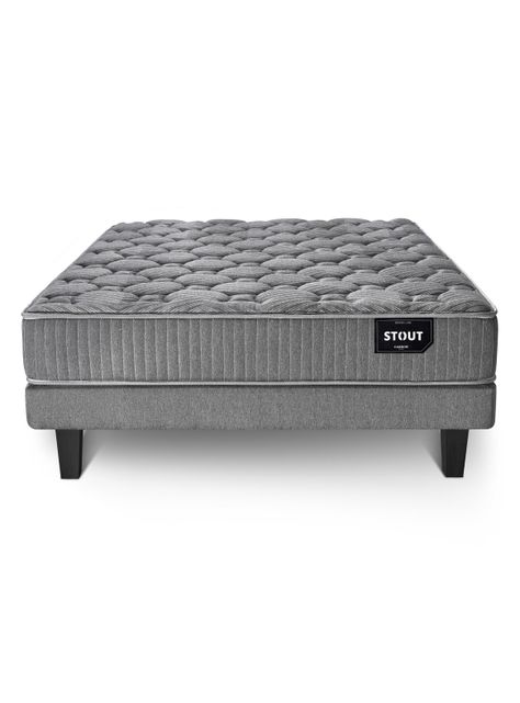 Cama Europea Stout Base Dividida 2 Plazas-1