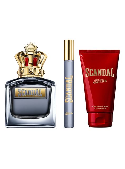 Set Perfume Scandal EDT Hombre 100 ml + All Over Gel de Baño 75 ml + EDT 10 ml-1