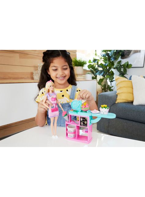 Muñeca Barbie Careers Set de Tienda de Flores-2