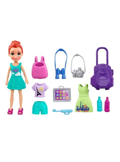 Accesorio Polly Pocket de Muñecas Helicóptero de Vacaciones-1