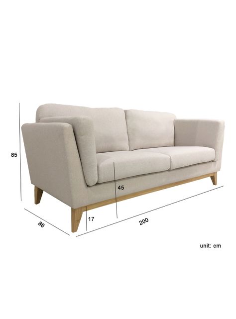 Sofá Manet 3 Cuerpos Beige-1