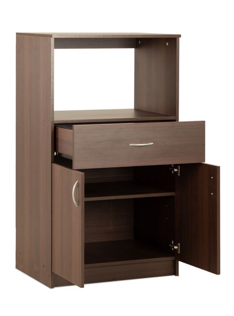 Mueble Auxiliar Cocina 1C 2P 1R Chocolate-3