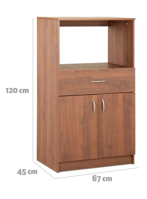 Mueble Auxiliar Cocina 1C 2P 1R Cerezo-1