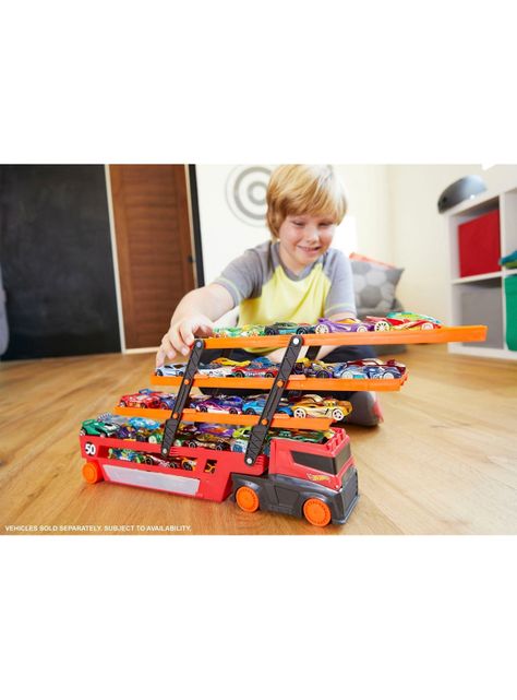 Auto Hot Wheels City Mega Remolque-1