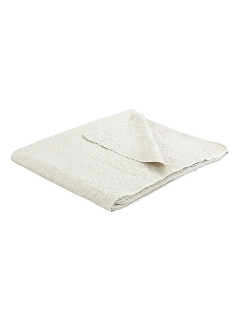 Quilt Microfibra Floral Natural 180 x 240 cm-1