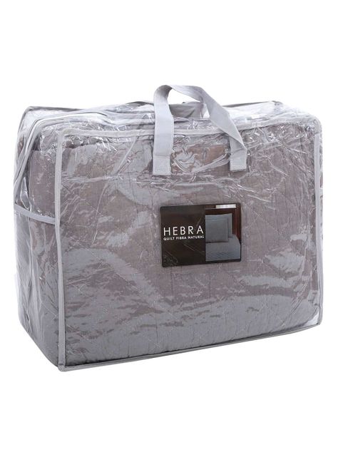 Quilt Hebra 2 Plazas Fibra Gris-3
