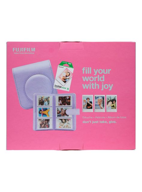 Kit Estuche + Álbum de Fotos + Film 10 Fotos Rosado Pastel-2