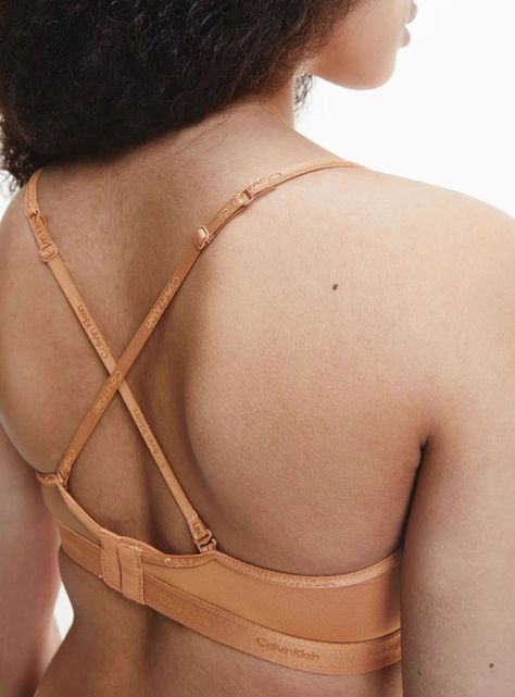 Bralette con Tirantes Liso Color Sólido-2