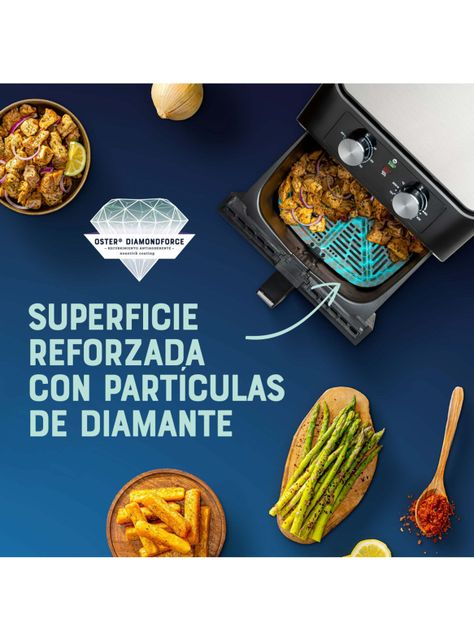 Freidora de Aire Manual 6.8 Litros DiamondForce CKSTAF68T-3
