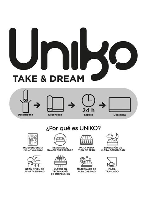 Colchón Enrollado Uniko 1.5 Plazas Box-5