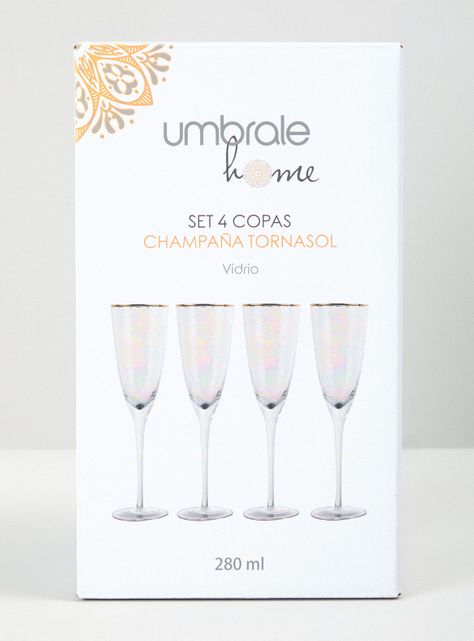 Set 4 Copas Champagne Tornasol 110 ml-3