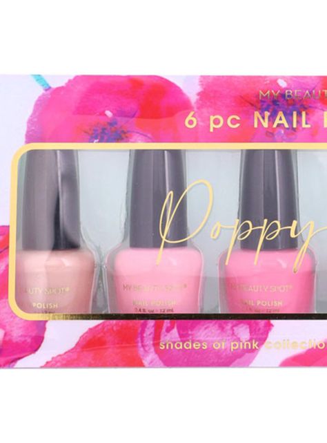 Set Esmaltes de Uñas Pink-1