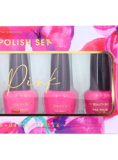 Set Esmaltes de Uñas Pink-2