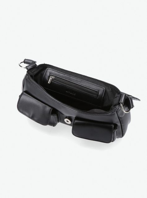 Cartera de Hombro con Hebilla Metálica-5