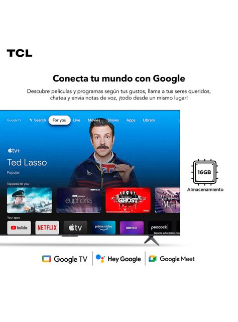 QLED Smart TV 75" 4K UHD 75C651 Google TV-7