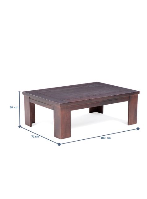 Mesa de Centro New Monaco 71x100 cm Chocolate-1