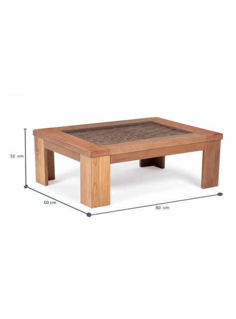 Mesa de Centro New Antillanca 60x80 cm Natural-1