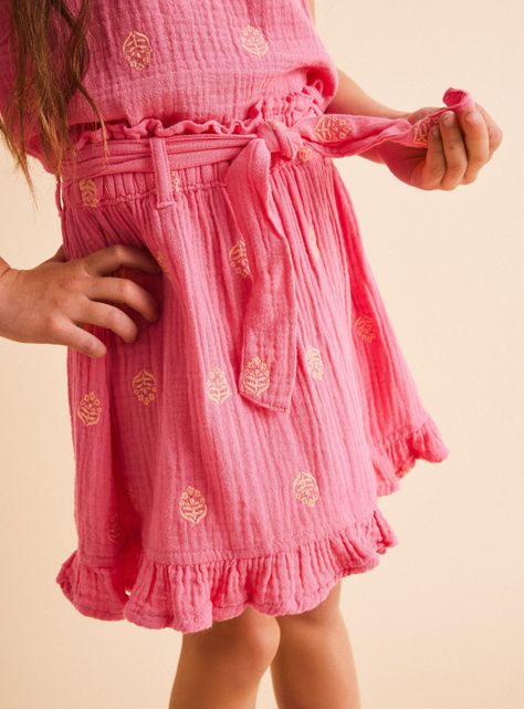 Short Falda Short Muselina Bordado-1