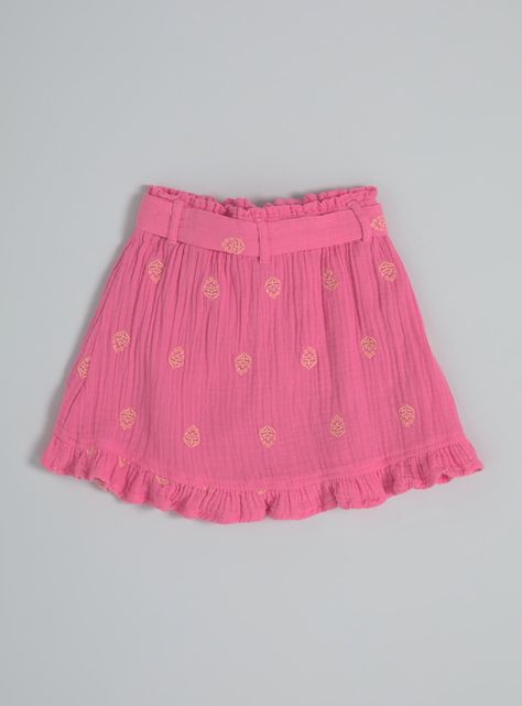 Short Falda Short Muselina Bordado-3