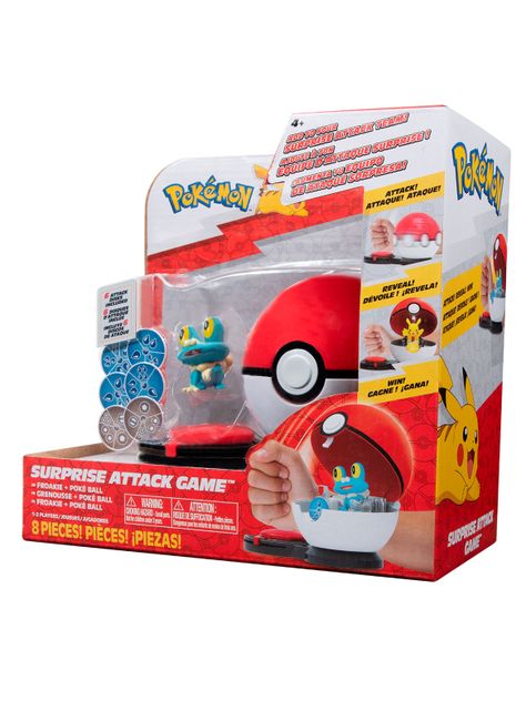Set Figura de Acción Froakie Ataque Sorpresa + Pokebola-3