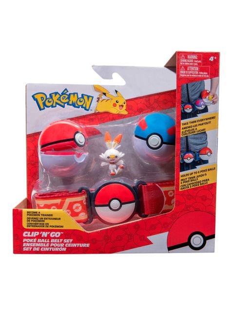 Cinturón Entrenador Pokemon Scorbunny y Pokebola-3