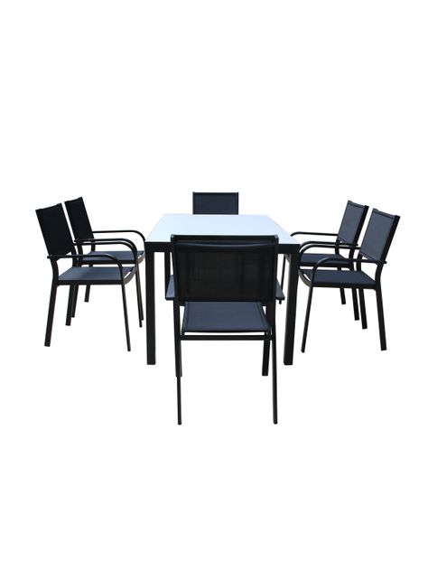 Juego Comedor Terraza + 6 Sillas Freshwater-1