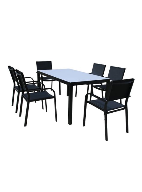 Juego Comedor Terraza + 6 Sillas Freshwater-3