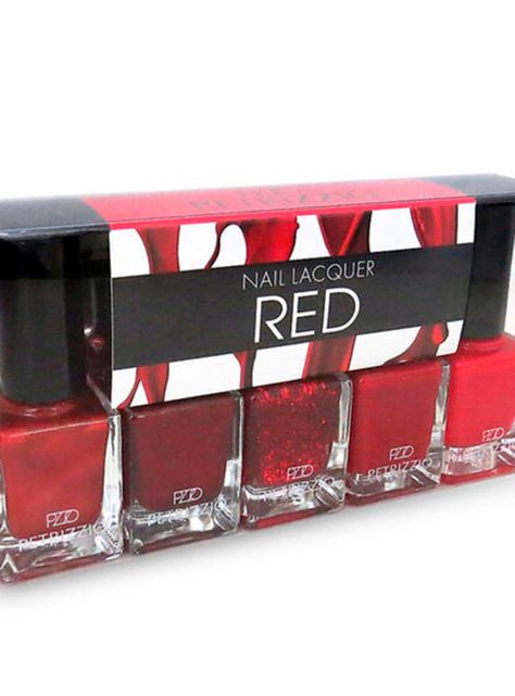Set Petrizzio Esmalte de Uñas Lacquer Red-1