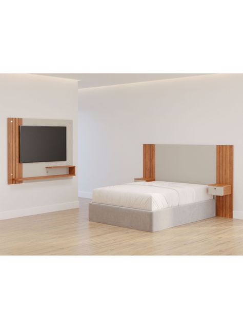 Respaldo Dunas 2 Plazas + Veladores Aéreos + Home Tv-3