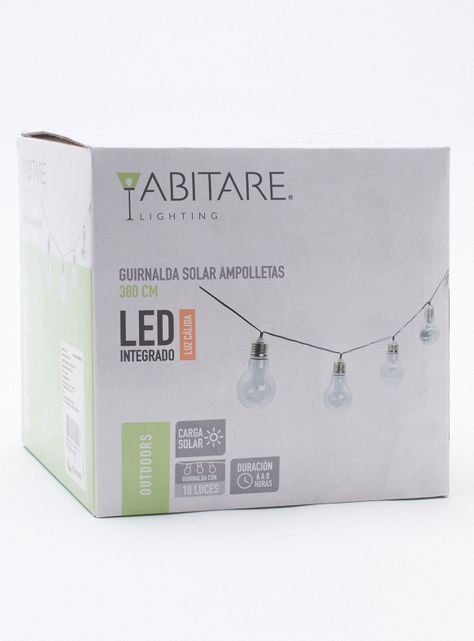 Guirnalda Solar 10 Luces LED Exterior-4