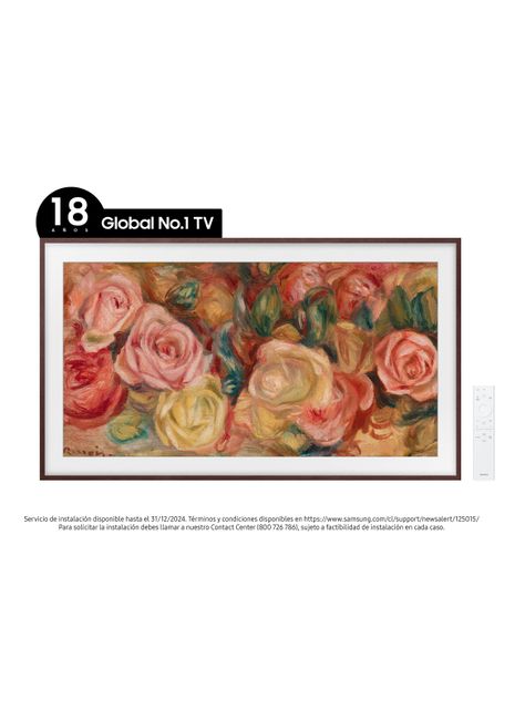 QLED 75” The Frame 4K UHD Smart TV 2024 + Marco Café-2