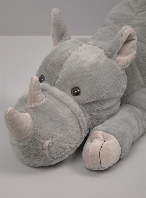 Peluche Rinoceronte Acostado  60 cm-2