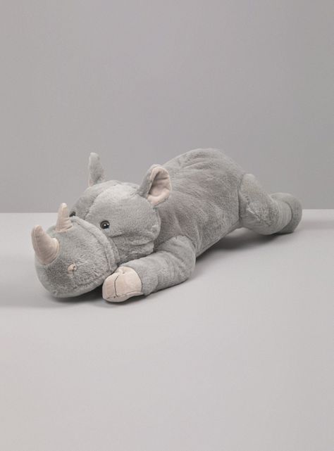 Peluche Rinoceronte Acostado  60 cm-0