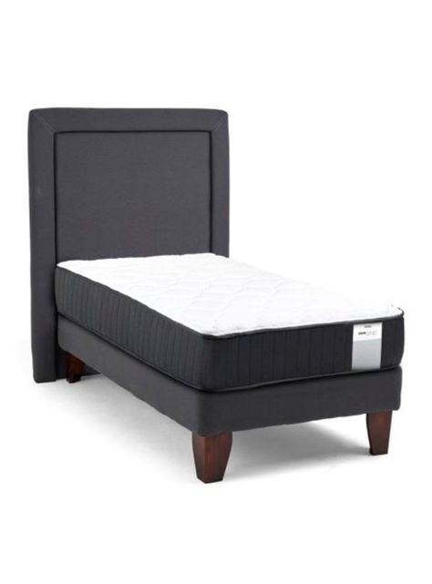 Cama Europea Dúo Pocket 1.5 Plazas + Respaldo-1