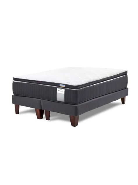 Cama Europea Dúo Pocket Full + Topper-0