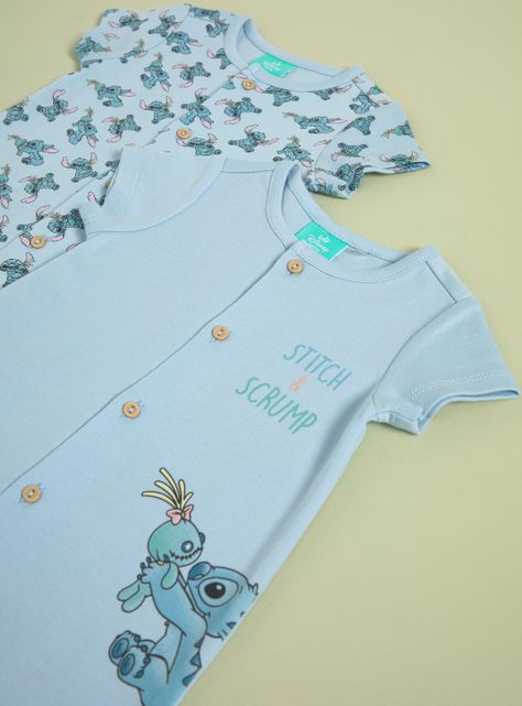 Pijama Bipack Bebé Body Angel & Stitch Disney-3