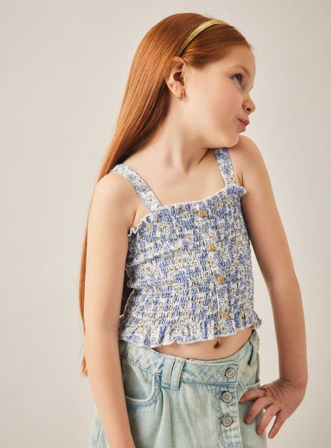 Polera Panal Estampada-0