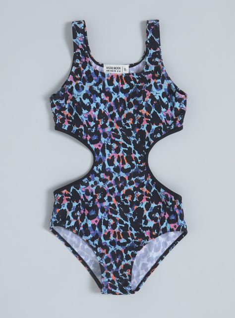 Traje de Baño Estampado Cut Out-0