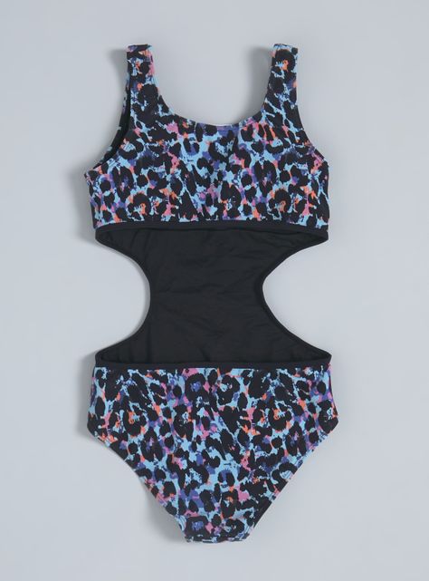 Traje de Baño Estampado Cut Out-1