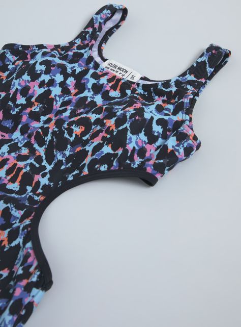 Traje de Baño Estampado Cut Out-2