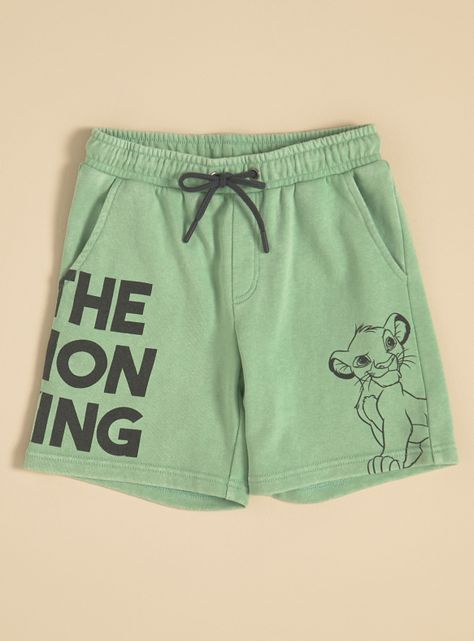 Short Estampado Rey Leon Acid Wash-2