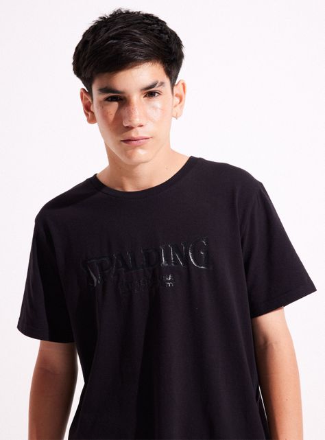 Polera con Estampado Frontal Manga Corta-1