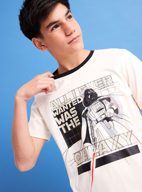Polera Manga Corta Estampada Star Wars-1