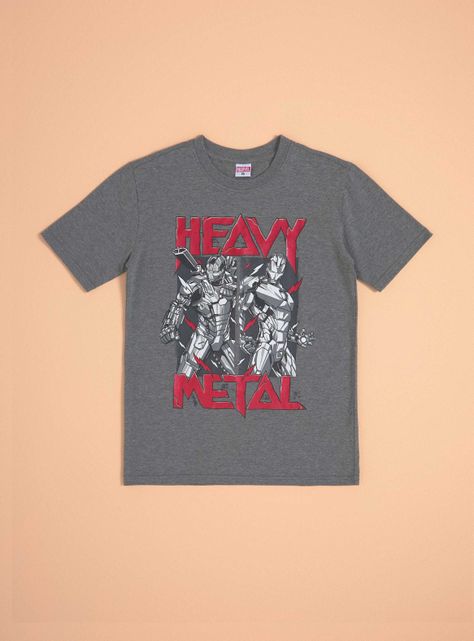 Polera Manga Corta con Aplicación Avengers Marvel-2